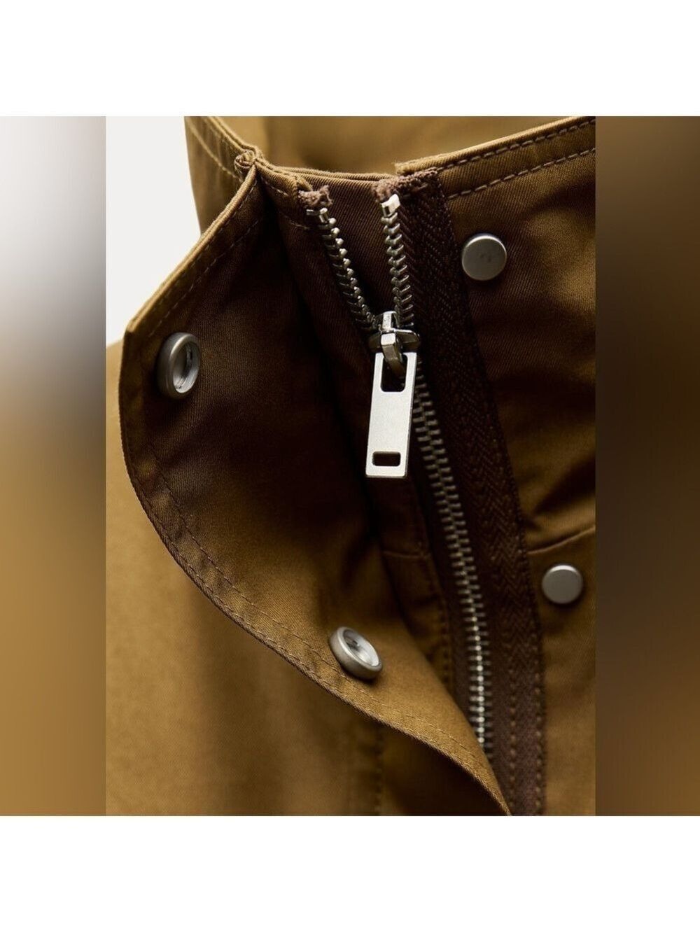 NWOT ZARA COLLECTION Pocket Jacket Water Repellent Barn/Utility Jacket Size M - Picture 15 of 16